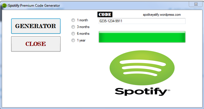 Activation Key Spotify Premium Code Generator